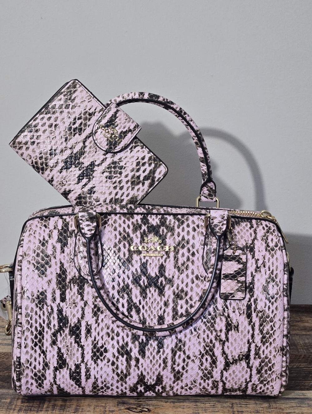 Coach Rowan Satchel And Wallet Set
